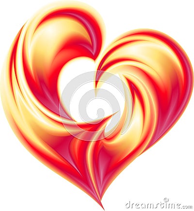 Abstract heart. Vector Illustration