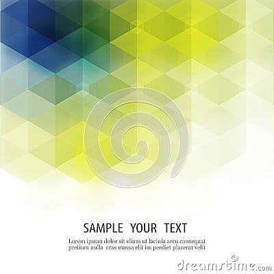 Abstract Hexagon Colorful Background. Vector Illustration