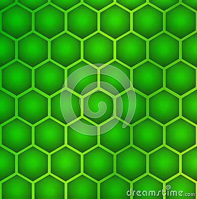 Abstract hexagonal molecule background. Futuristic, technology, biological, Stock Photo