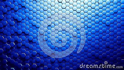 Abstract Hexagons Background Stock Photo