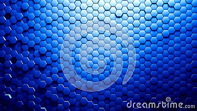 Abstract Hexagons Background Stock Photo