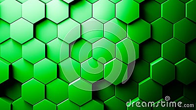 Abstract Hexagons Background Stock Photo