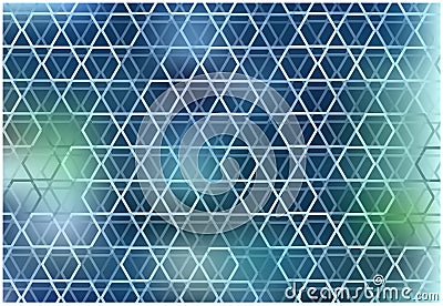 Abstract hexagons grid background Vector Illustration