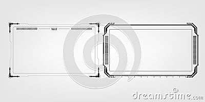 Abstract hi tech futuristic template design layout background Vector Illustration