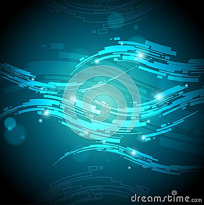 Abstract high tech background Vector Illustration