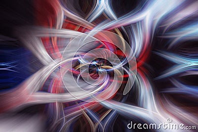 Abstract hight speed technology colorful background with fiber optics light trails, Lighting abstract background Stock Photo