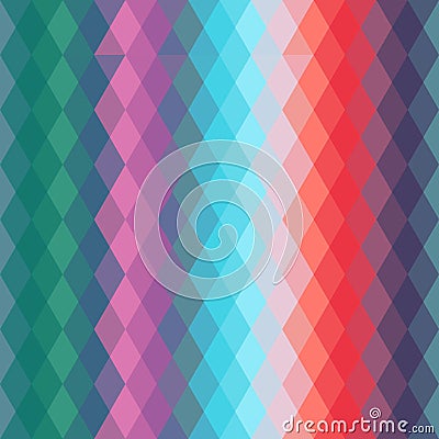 Abstract hipsters seamless pattern with bright Vector Illustration