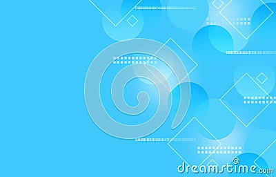 abstract hitech technology background with geometric circle and gradient blue light color for graphics web illustration Cartoon Illustration