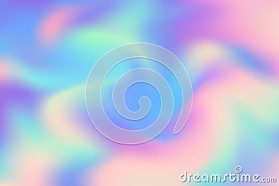 Abstract holographic background, trendy colorful texture. Beautiful iridescent paper Vector Illustration