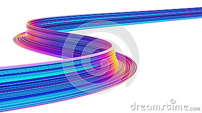 Abstract holographic design element in motion for backgrounds Stock Photo