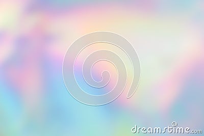 Abstract holographic purple pink background. Liquid neon rainbow foil in unicorn style. Marble iridescent futuristic Stock Photo