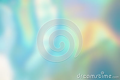 Abstract holographic purple pink background. Liquid neon rainbow foil in unicorn style. Marble iridescent futuristic Stock Photo