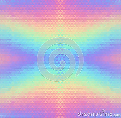 Abstract holographic vector seamless background Vector Illustration