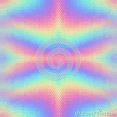 Abstract holographic vector seamless background. Vector Illustration