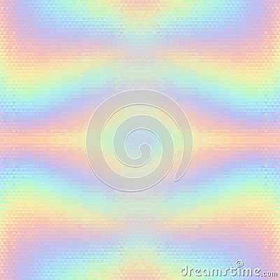 Abstract holographic vector seamless background. Vector Illustration