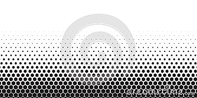 Abstract honeycomb hexagon background. Black elements on white background. Vector template for web and graphic designs. Vector Illustration