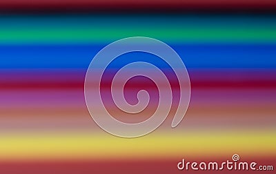 Abstract horizontal blurred stripes rainbow background Stock Photo