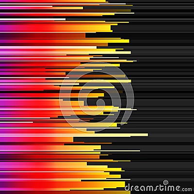 Abstract horizontal infographics purple, red Vector Illustration