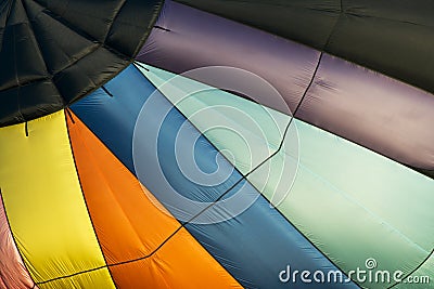 Abstract Hot Air Balloon Background, Colors Stock Photo