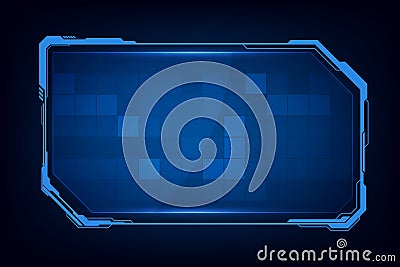 Abstract hud ui gui future futuristic screen system virtual design. vector illustration eps10 Vector Illustration
