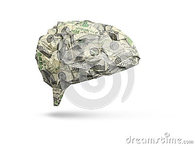 Abstract human brain Stock Photo