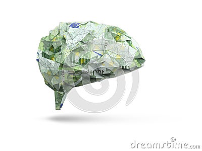 Abstract human brain Stock Photo