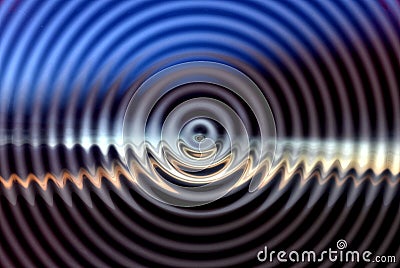 Abstract hypnotic background Stock Photo