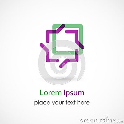 Abstract Icon Vector Illustration