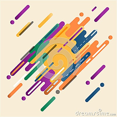 Abstract illustration Is modern Can be used as a background wallpaper or decorate in print. Vector Illustration