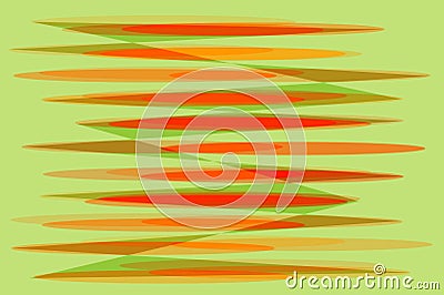 Abstract illustration with multicolor ellipses in the form of waves. Stock Photo