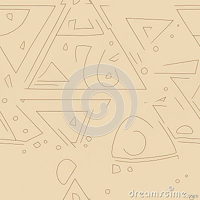 Pizza cardboard abstract design for packaging Cartoon Illustration