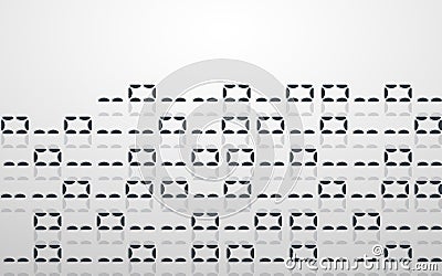 Abstract illustration. Vector streaming binary code background. Cartoon Illustration