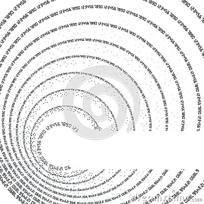 Abstract illustration. Vector streaming binary code background. Cartoon Illustration