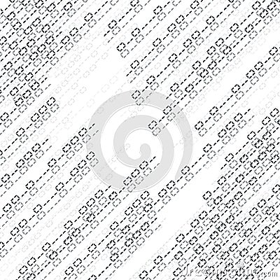 Abstract illustration. Vector streaming binary code background. Cartoon Illustration