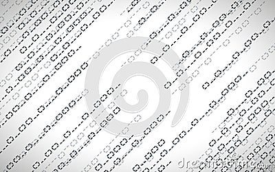 Abstract illustration. Vector streaming binary code background. Cartoon Illustration