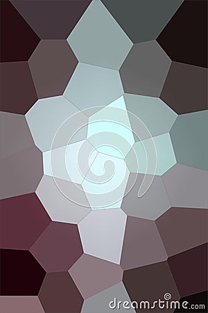 Abstract illustration of Vertical red and blue colroful Giant Hexagon background, digitally generated. Cartoon Illustration