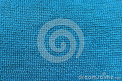 Blue Loop Carpet Texture Stock Photo