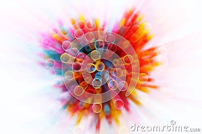 abstract image of Colorful light explode Stock Photo