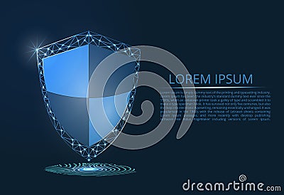 Abstract image of cyber security concept. Illustrates the idea of cybersecurity or confidentiality Stock Photo