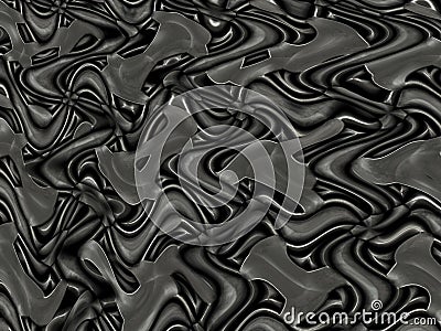 Abstract image. Dynamic motion technology. Curved 3d lines. Futuristic style. Stock Photo