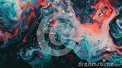 An Abstract Image Featuring Contrasting Elements for a Visually Engaging Experience Stock Photo