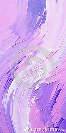 Abstract Lavender Swirls: A Pop Art Inspired Painting By Harry Styles Stock Photo
