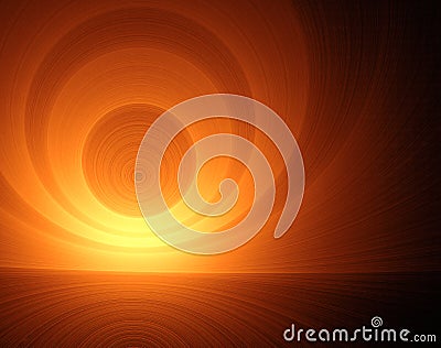 Abstract image : fractal vortex. Stock Photo