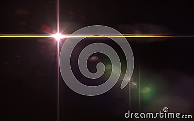 Abstract image of sun burst lighting flare Stock Photo