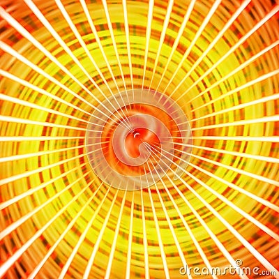 Abstract Swirling Texture in Red, Orange and Yellow Background Stock Photo