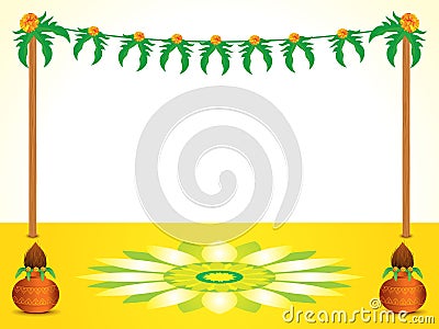 Abstract indian celebration background Vector Illustration