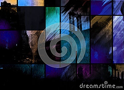 Abstract Industrial Stock Photo