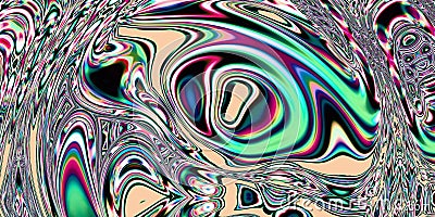 Abstract Influence Digital Designs Stock Photo