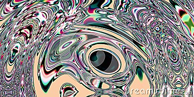 Abstract Influence Digital Designs Stock Photo
