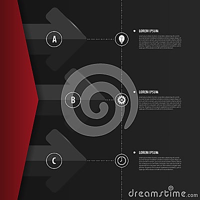 Abstract infographics. Modern design template. Vector Vector Illustration